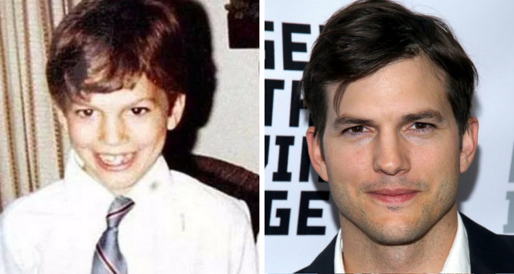 ashton kutcher antes y despues